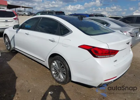 2017 Genesis G80 3.8 z USA, uszkodzony, nr VIN KMHGN4JE2HU177473